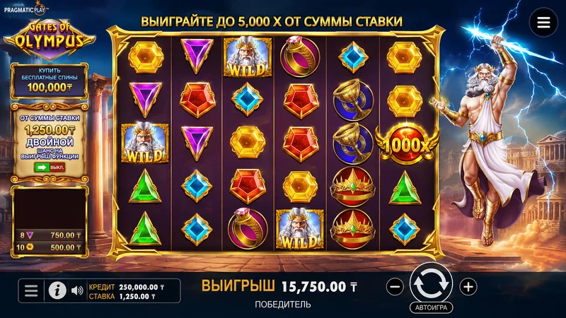 Слот Gates of Olympus от Pragmatic Play